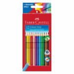 Ξυλομπογιές Faber Castell “Aquarel Grip” 12 τμχ