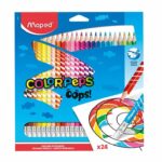 Ξυλομπογιές Maped Color Peps Oops Με Γόμα