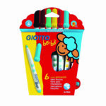 Μαρκαδόροι Giotto Bebe Super Washable 6τμχ
