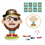 Ξύλινη Μαγνητική Κατασκευή Πρόσωπα Tooky Toy TL390