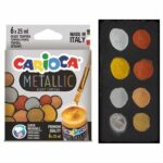Τέμπερα Carioca Metallic 6x25ml
