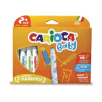 Μαρκαδόροι Carioca Baby 12 Χρωμάτων