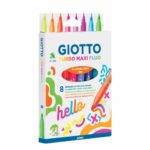 Μαρκαδόροι Giotto Turbo Maxi Fluo 8τμχ