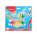 Μαρκαδόροι Maped Color Peps Maxi 12τμχ.