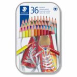 Staedtler Ξυλομπογιές Coloured Pencils σε Κασετίνα Μεταλλική 36 τμχ